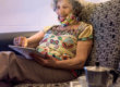 Rittenhouse Village Resident Using Tablet