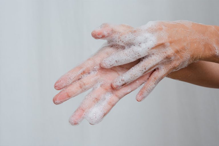 Close up Wash Hand Women Antivirus
