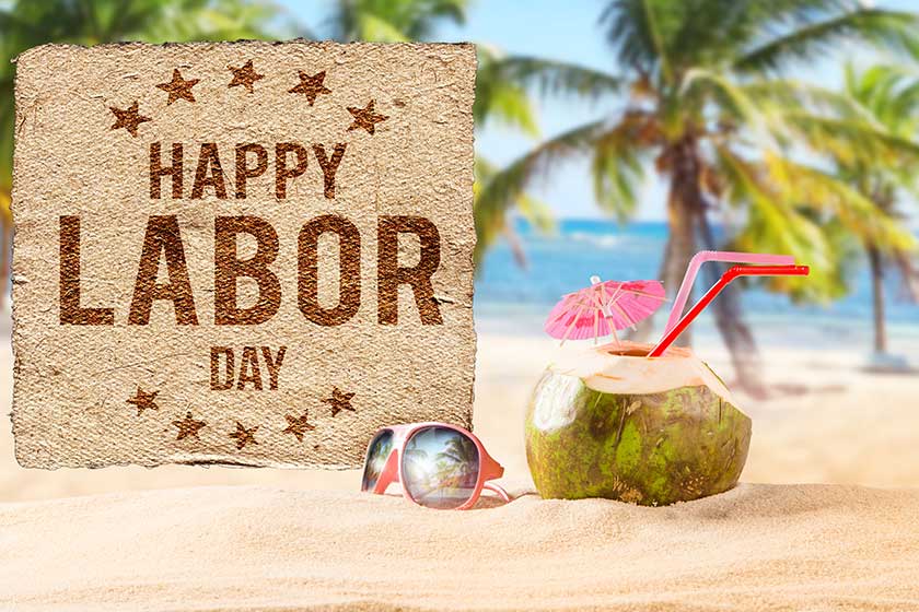 Labor day banner, patriotic background Labor day banner, patriotic background