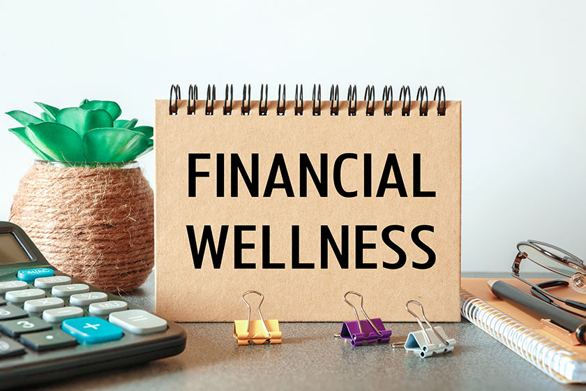 Notebook Text Financial Wellness Office Table Stationery