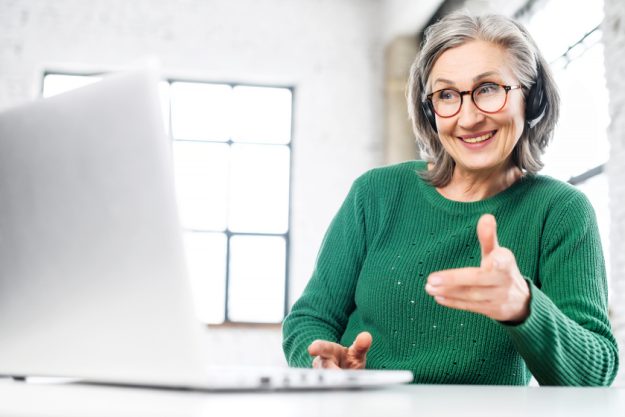 Beautiful senior woman