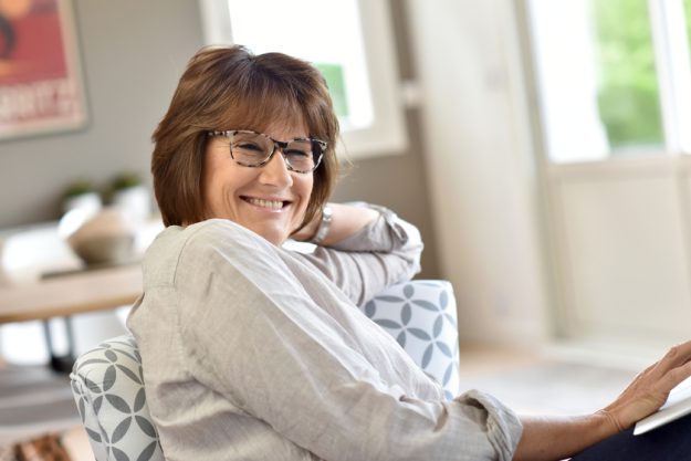 Senior woman at home with laptop Proper Lighting In A Memory Care Home In Gutsville, PA: Why It Matters For The Residents