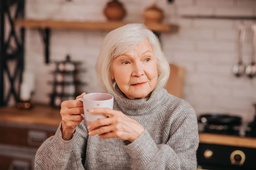 Beautiful elderly woman Beautiful elderly woman