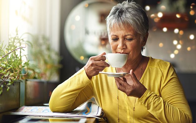 The world starts moving after my coffee.