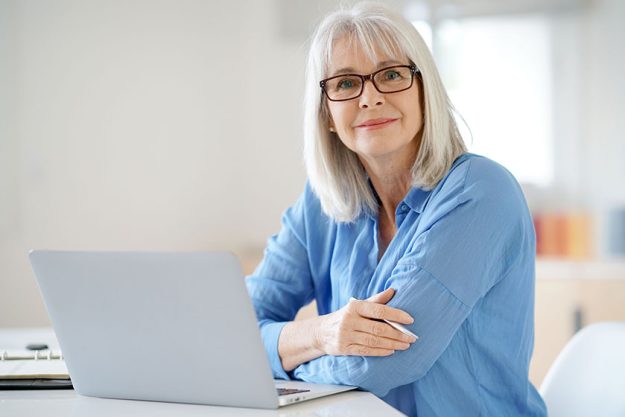 Businesswoman working in office Businesswoman working in office