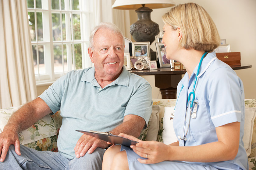 Senior Man Having Health Check Senior Man Having Health Check