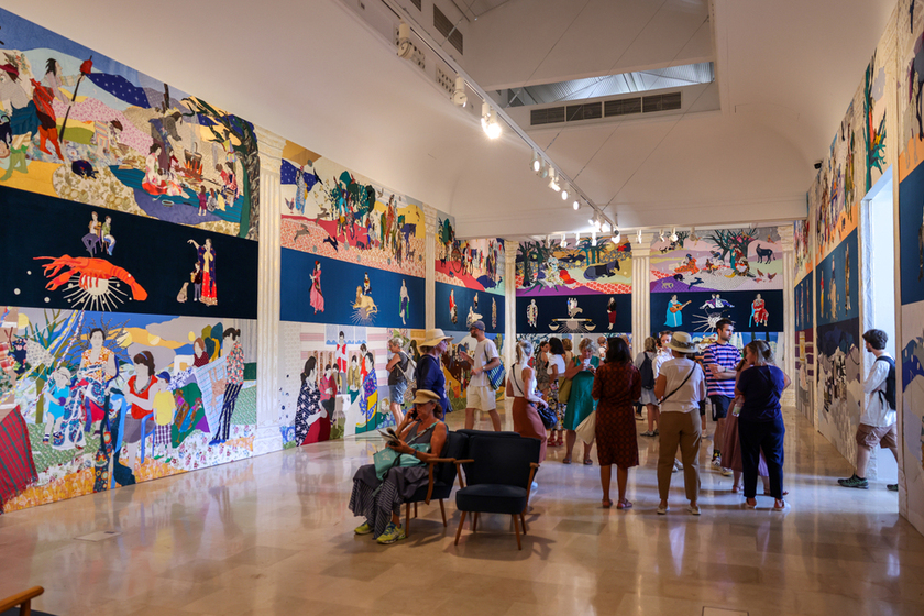 Re-enchanting the World the project by Małgorzata Mirga-Tas at the Polish pavilon