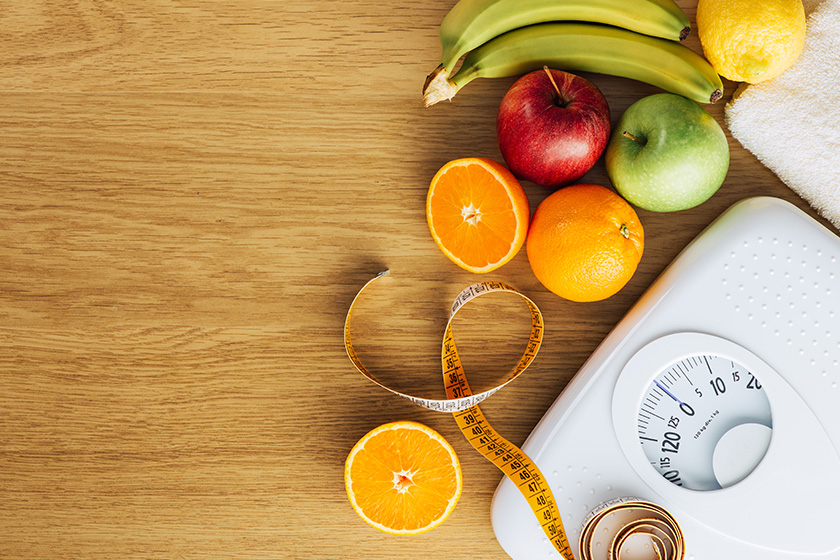 Healthy eating and weight loss concept Healthy eating and weight loss concept