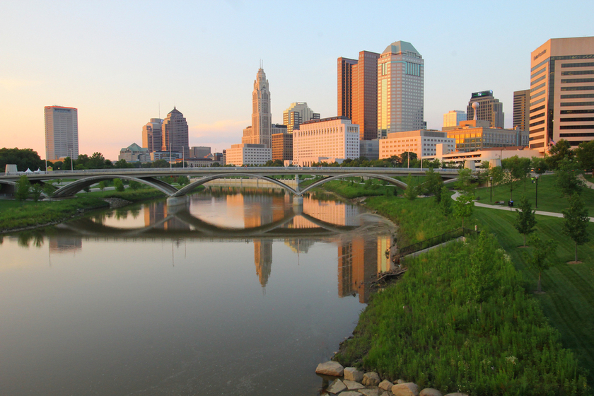 Views of the city of Columbus, Ohio