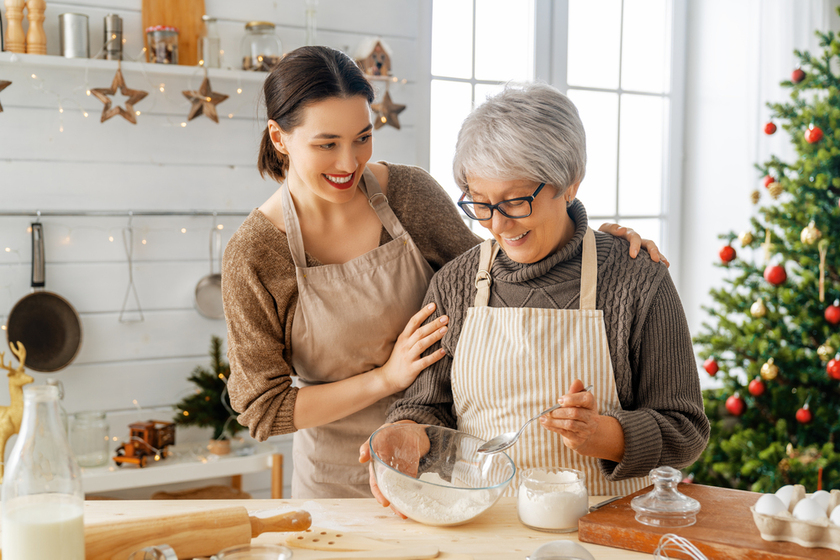 Cooking Christmas food