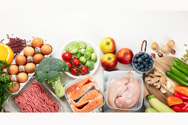 balanced-diet-food-background-nutrition Balanced diet food background. Nutrition