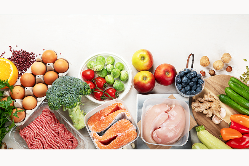 balanced-diet-food-background-nutrition Balanced diet food background. Nutrition