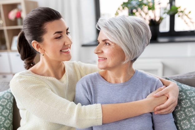 Family,,Generation,And,People,Concept,-,Happy,Smiling,Senior,Mother