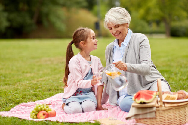 Family,,Leisure,And,People,Concept,-,Happy,Grandmother,And,Granddaughter