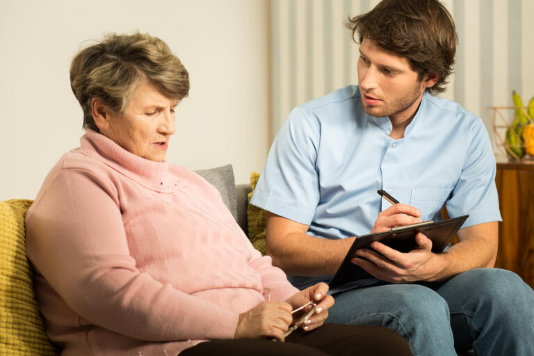 Image,Of,Private,Male,Nurse,And,His,Patient